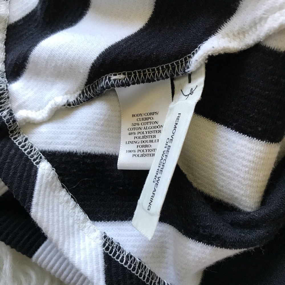 Ann Taylor Striped‎ Ribbed Fit & Flare Dress - Picture 5 of 8